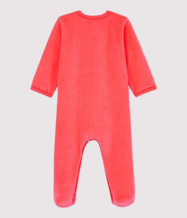 Baby-Strampler aus Velours PEACHY